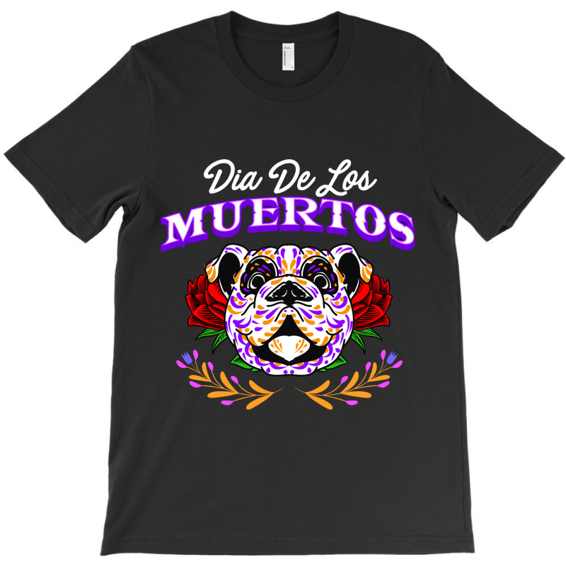 Vector Decorative Dog Head Day Of The Dead Mexico T-shirt | Artistshot