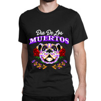 Vector Decorative Dog Head Day Of The Dead Mexico Classic T-shirt | Artistshot