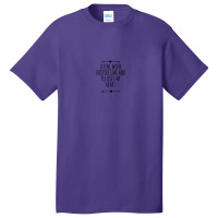 Cool Funny Arrows Saying A Fine Wine Inspires Me And Pleases Basic T-shirt | Artistshot