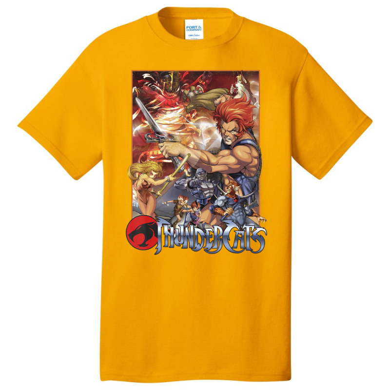 Thundercats Vintage Poster Basic T-shirt by atereabag | Artistshot