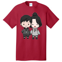 Cute-cartoon-couples- Basic T-shirt | Artistshot