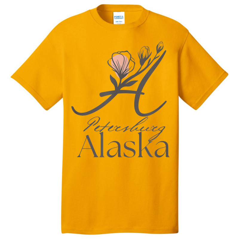 Proud Lady Petersburg Alaska Women Home Sweet Home Basic T-shirt by Complete | Artistshot