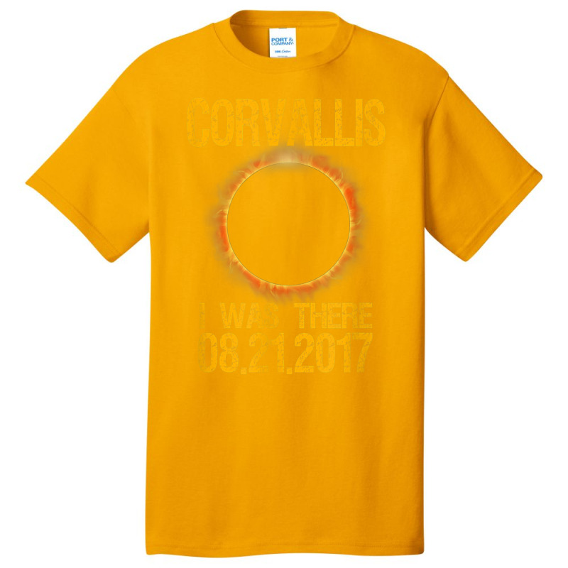 Corvallis Oregon Total Solar Eclipse 2017 T Shirt Basic T-shirt by cm-arts | Artistshot