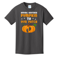 Adding A Pumpkin To Our Patch Pregnancy Halloween Basic Youth T-shirt | Artistshot