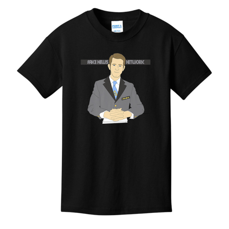 Fake News Anchor Man Breaking News Edition T Shirt Basic Youth T-shirt by cm-arts | Artistshot