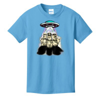 Alien Invasion Easter Island Moai Famous Statues Basic Youth T-shirt | Artistshot