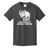 High Capacity Assault Unicorn Funny Rhino Military T Shirt Basic Youth T-shirt | Artistshot