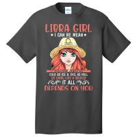 Libra Girl Sweet Candy Cold Ice Evil As Hell Loyal Soldier Basic T-shirt | Artistshot