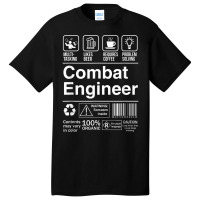 Combat Engineer Product Label T Shirt Basic T-shirt | Artistshot