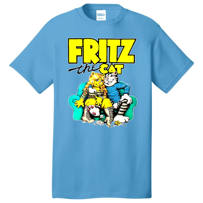 Fritz-the-cat-retro-adult-cartoon-fan- Basic T-shirt by KennethSteele | Artistshot