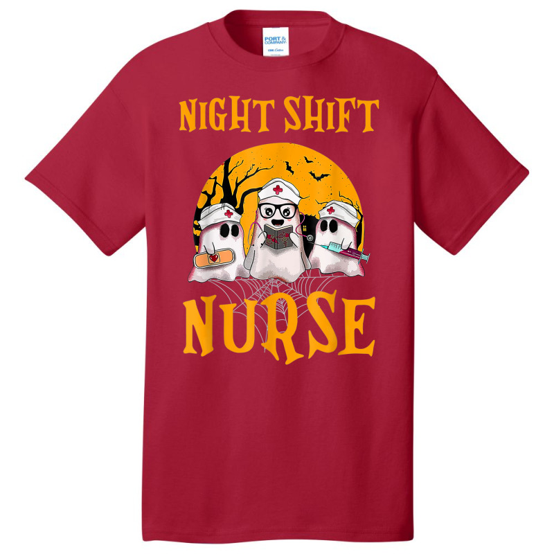 Night Shift Nurse Boo Boo Halloween Basic T-shirt | Artistshot