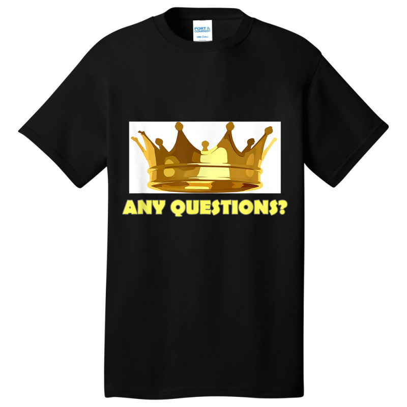 King's Crown T Shirt   Royalty Champion Victory Sports Champ Basic T-shirt by cm-arts | Artistshot