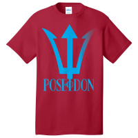 Sea Blue Poseidon Symbol Trident Ancient Greece Power T Shirt Basic T-shirt | Artistshot