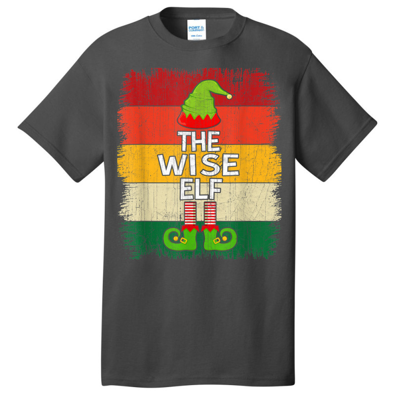 The Wise Elf Matching Group Christmas Party Pajama Basic T-shirt | Artistshot