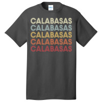 Calabasas California Calabasas Ca Retro Vintage Text Long Sleeve T Shi Basic T-shirt | Artistshot