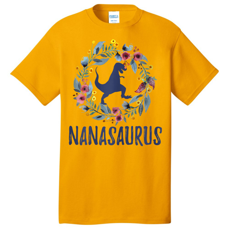 Womens Nanasaurus Rex Nanasaur Dinosaur Cute Nana Basic T-shirt | Artistshot