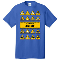 Anime Signs - Caution Basic T-shirt | Artistshot