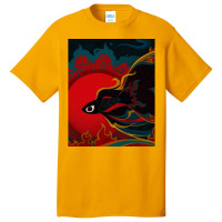 Fire Fish Basic T-shirt | Artistshot