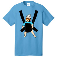 Carlos   Hangover Baby With Sunglasses In A Strap T Shirt Basic T-shirt | Artistshot