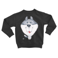 Husky T  Shirt Siberian Husky Dog T  Shirt Toddler Sweatshirt | Artistshot