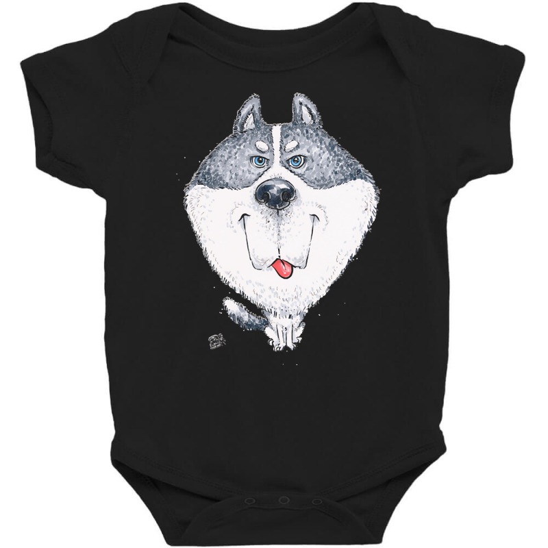 Husky T  Shirt Siberian Husky Dog T  Shirt Baby Bodysuit by briocherepair | Artistshot