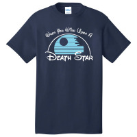 When You Wish Upon A Death Star Basic T-shirt | Artistshot