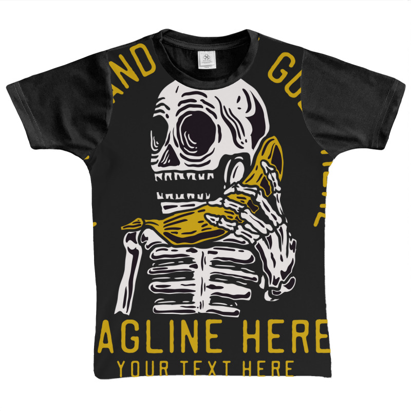 Vector Skeleton Call Up A Banana Vintage Graphic Youth T-shirt by Kenneth Rorer | Artistshot