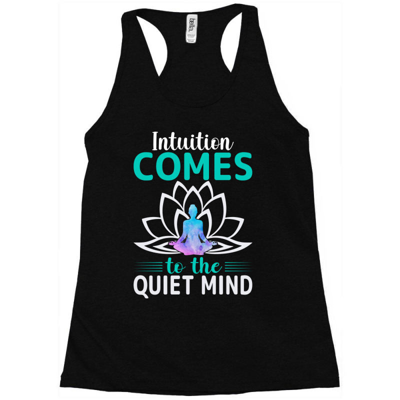 Vector Intuition Comes To The Quiet Mind Racerback Tank by Kenneth Rorer | Artistshot