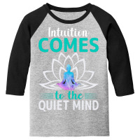 Vector Intuition Comes To The Quiet Mind Youth 3/4 Sleeve | Artistshot