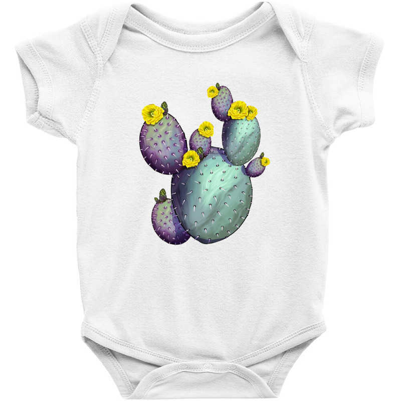 Opunthia Santa Rita Cactus Baby Bodysuit by LillyAllenDesigns | Artistshot