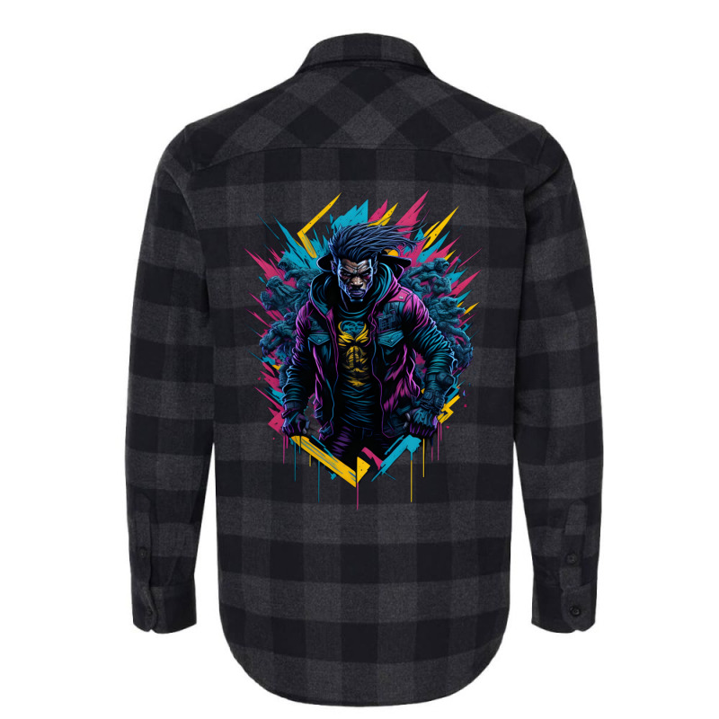 Cool Punk Spider Jacket Flannel Shirt | Artistshot