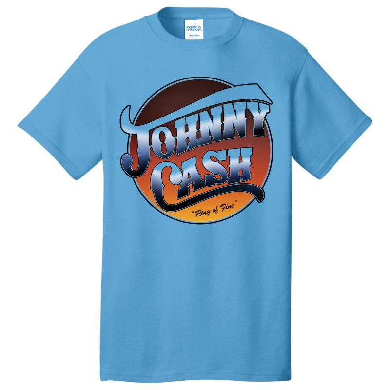 Johnny Cash Ring Of Fire (w) Basic T-shirt | Artistshot