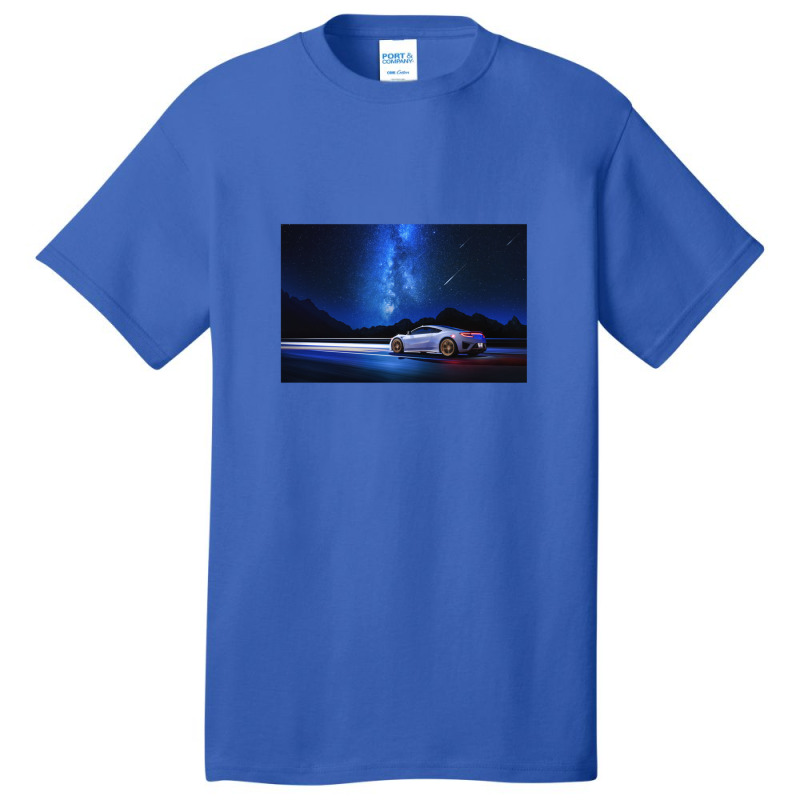 Supercar Milky Way Basic T-shirt by ShawnMochol | Artistshot