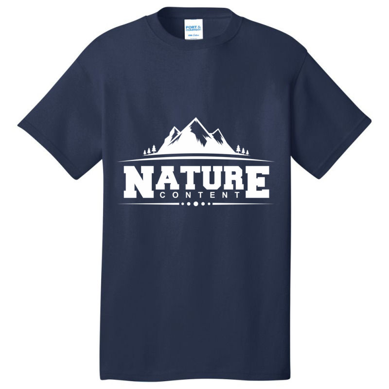 Nature Content Mature Content Basic T-shirt by DEMARCOBLACK | Artistshot