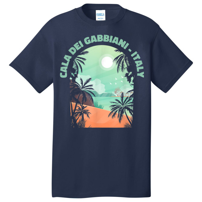 Cala Dei Gabbiani Souvenir   Italy Reminder Basic T-shirt | Artistshot