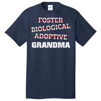 Biological Adoptive Foster Grandma Adoption Family Gift Basic T-shirt | Artistshot