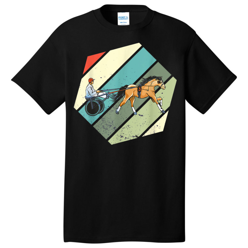 Harness Racing Equitation Hexa Vintage Trotter Horse Racer Basic T-shirt | Artistshot