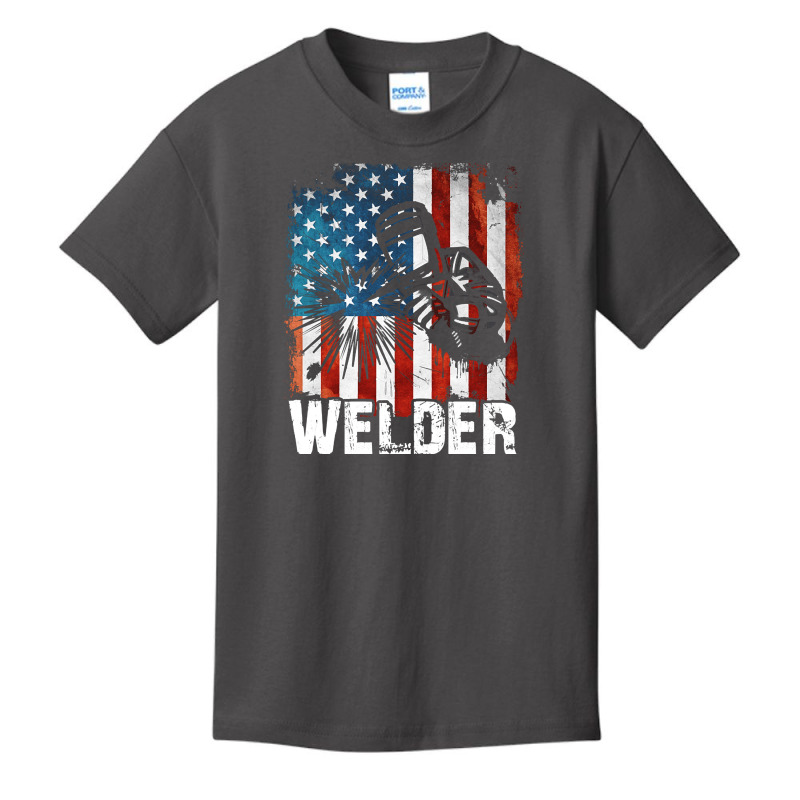 Welder Grunge Distressed, Welder Grunge Distressed Vintage, Welder Gru Basic Youth T-shirt by cm-arts | Artistshot