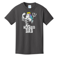 Mermaid Dad Pose Trident Merdad New Mer Dad Brother Daughter Tank Top Basic Youth T-shirt | Artistshot