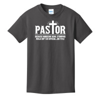 Mens Youth Pastor Funny Pastor Religious Preacher T Shirt Basic Youth T-shirt | Artistshot