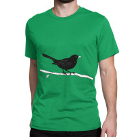 Blackbird Pen Drawing Classic T-shirt | Artistshot