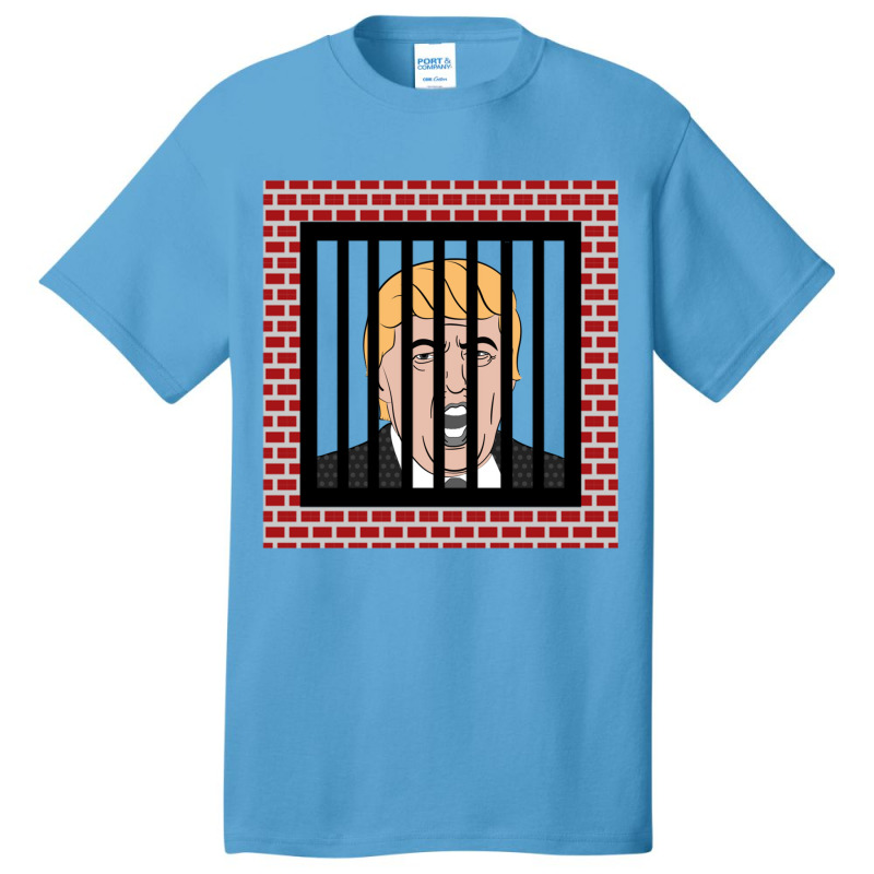 Jail Trump, Lock Trump Up, Trump In Prison, Dump Trump Long Sleeve T S Basic T-shirt | Artistshot