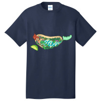 Fish Taco, Fish Taco Art, Fish Taco Vintage, Fish Taco Painting, Fish, Basic T-shirt | Artistshot