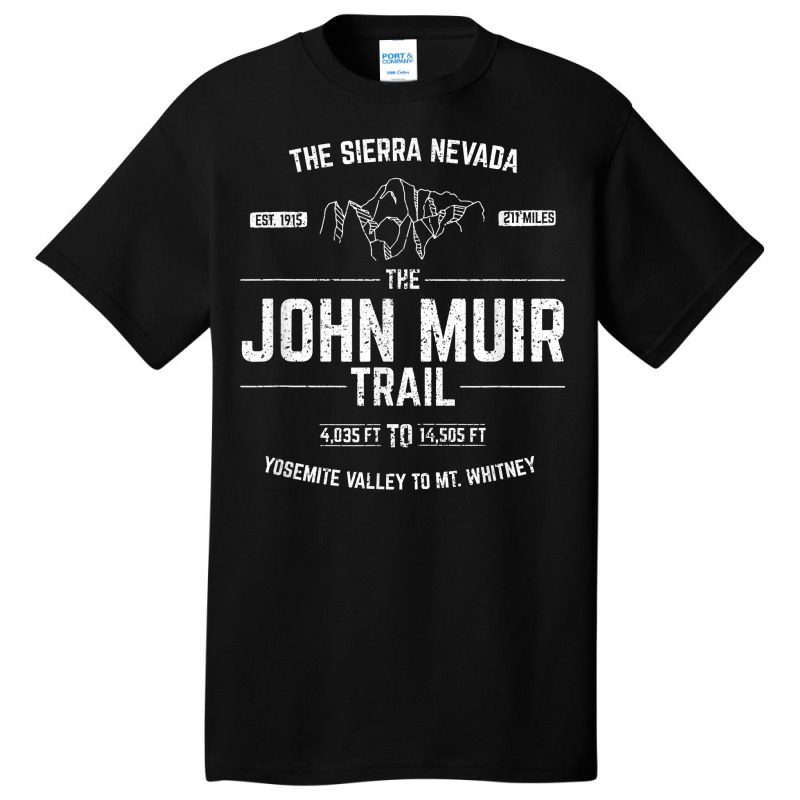 The John Muir Trail   T Shir Basic T-shirt | Artistshot