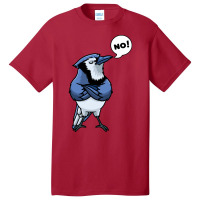 Blue Jay Bird T  Shirt Blue Jay Bird Cyanocitta Cristata T  Shirt (1) Basic T-shirt | Artistshot