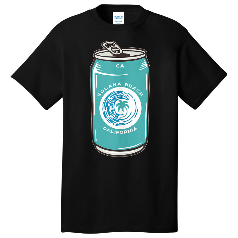 Solana Beach California Ca Beer Soda Pop Drinking Souvenir Tank Top Basic T-shirt by cm-arts | Artistshot