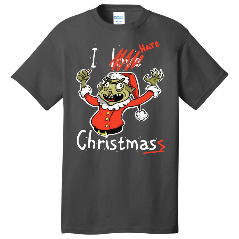 Grinch Hates Christmas, Grinch Hate Christmas, Grinch Hates, Christmas Basic T-shirt by SHKUNLUD | Artistshot