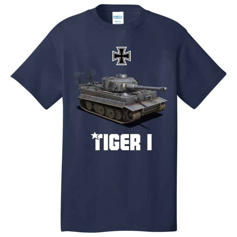 Tiger I German Heavy Tank Ww2 Military Panzerkampfwagen Pullover Hoodi Basic T-shirt by cm-arts | Artistshot