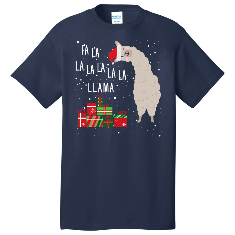 Fa La La Llama   Llama Christmas  Women Men Kids Basic T-shirt | Artistshot