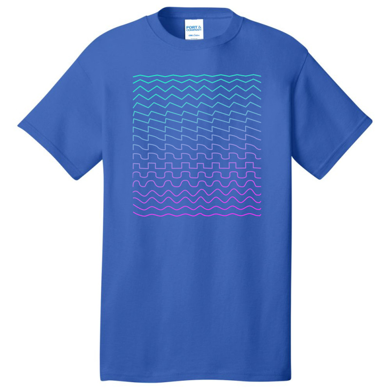 Synthesizer Waveforms Basic T-shirt | Artistshot